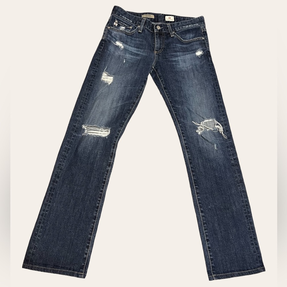 AG Adriano Goldschmied Tomboy Relaxed Straight Denim Jeans Size 27R